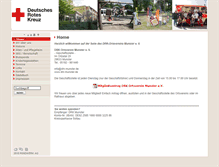 Tablet Screenshot of drk-munster.de